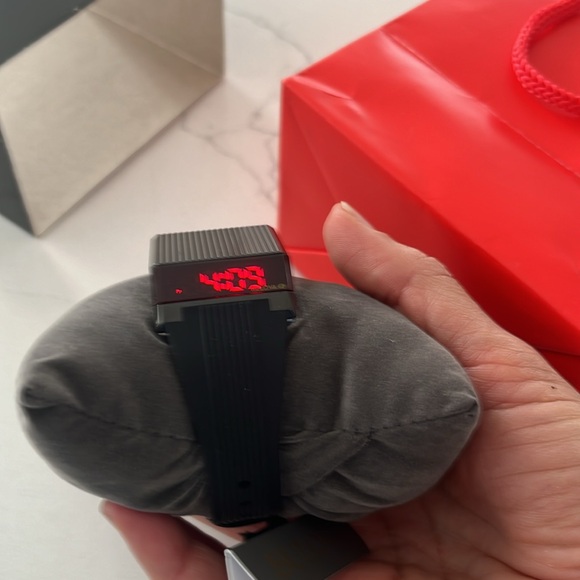 BULOVA Computron  LED Digital Watch Black Men Watch Japan - Picture 6 of 9